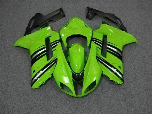 Green Black 07-08 ZX6R Motorcycle Fairings Green Black 07-08 ZX6R Motorcycle Fairings