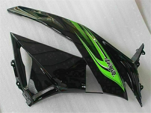 Green Black 09-12 ZX6R Motorcycle Fairings Green Black 09-12 ZX6R Motorcycle Fairings