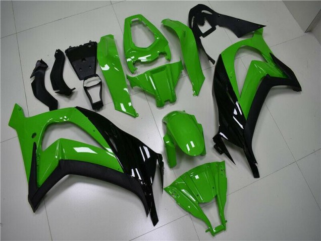 Green Black 11-15 ZX10R Motorcycle Bodywork Green Black 11-15 ZX10R Motorcycle Bodywork