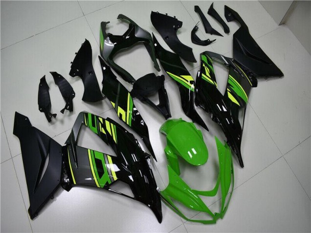 Green Black 13-18 ZX6R Motorcycle Bodywork Green Black 13-18 ZX6R Motorcycle Bodywork