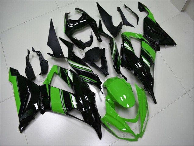 Green Black 13-18 ZX6R Motorcycle Fairings