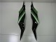 Green Black 13-18 ZX6R Motorcycle Fairings