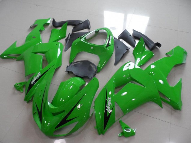 Green Black Arrow 06-07 ZX10R Motorcycle Fairings Green Black Arrow 06-07 ZX10R Motorcycle Fairings