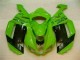 Green Black Dunlop 07-08 ZX6R Motorcycle Fairings Green Black Dunlop 07-08 ZX6R Motorcycle Fairings