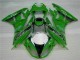 Green Black LeoVince 09-12 ZX6R Motorcycle Fairings Green Black LeoVince 09-12 ZX6R Motorcycle Fairings
