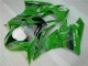 Green Black LeoVince 09-12 ZX6R Motorcycle Fairings Green Black LeoVince 09-12 ZX6R Motorcycle Fairings