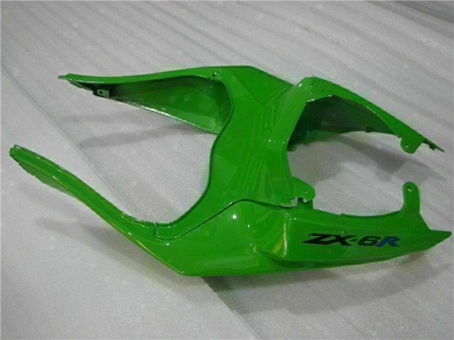 Green Black LeoVince 09-12 ZX6R Motorcycle Fairings Green Black LeoVince 09-12 ZX6R Motorcycle Fairings