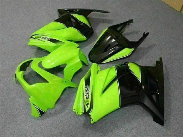 Green Black Ninja 08-12 EX250 Motorcycle Fairing Green Black Ninja 08-12 EX250 Motorcycle Fairing