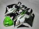 Green Black White 25 09-12 ZX6R Motorcycle Fairings Green Black White 25 09-12 ZX6R Motorcycle Fairings