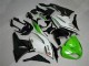 Green Black White 25 09-12 ZX6R Motorcycle Fairings Green Black White 25 09-12 ZX6R Motorcycle Fairings