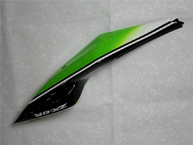 Green Black White 25 09-12 ZX6R Motorcycle Fairings Green Black White 25 09-12 ZX6R Motorcycle Fairings