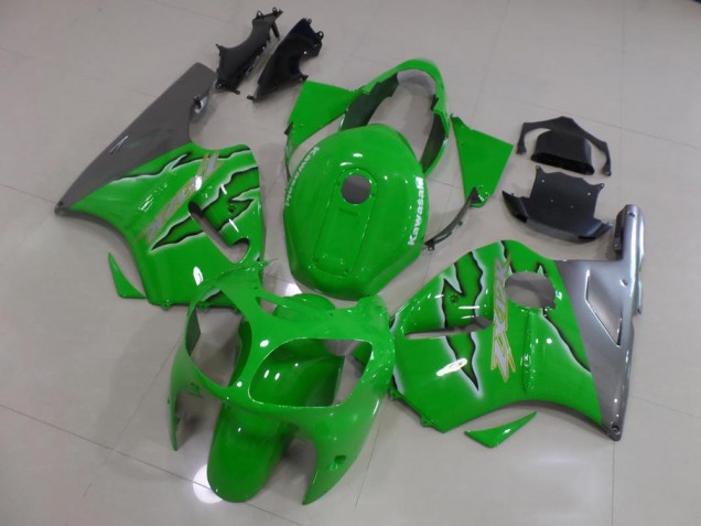 Green Flame 00-01 ZX12R Motorcycle Fairings Green Flame 00-01 ZX12R Motorcycle Fairings