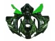 Green Flame Black 06-07 CBR1000RR Motorcycle Fairings Green Flame Black 06-07 CBR1000RR Motorcycle Fairings