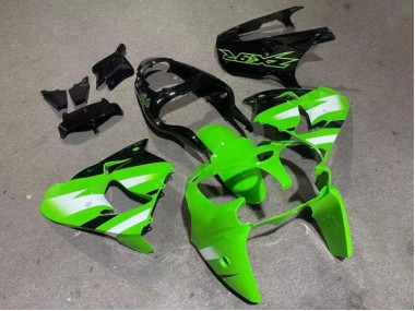 Green Glossy Black 00-01 ZX9R Motorcycle Fairings
