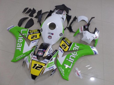 Green Linear 12 08-11 CBR1000RR Motorcycle Fairings