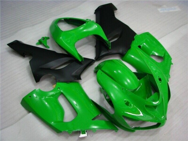 Green Matte Black 05-06 ZX6R Motorcycle Fairings Green Matte Black 05-06 ZX6R Motorcycle Fairings