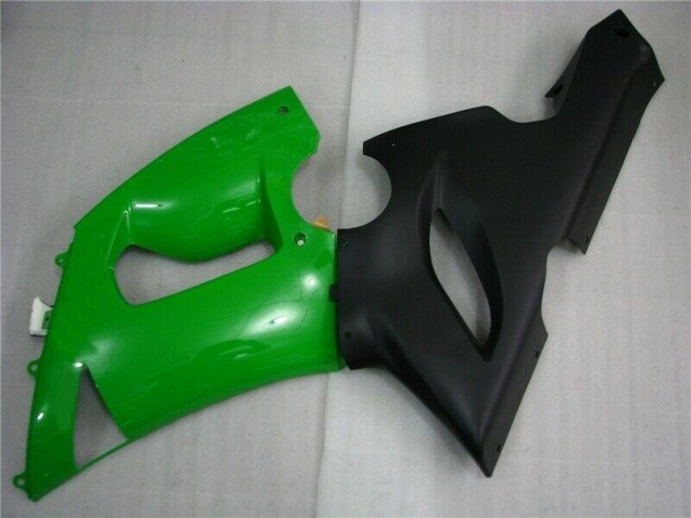 Green Matte Black 05-06 ZX6R Motorcycle Fairings Green Matte Black 05-06 ZX6R Motorcycle Fairings