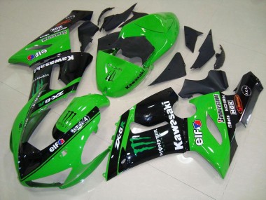Green Monster 05-06 ZX6R Motorcycle Fairings