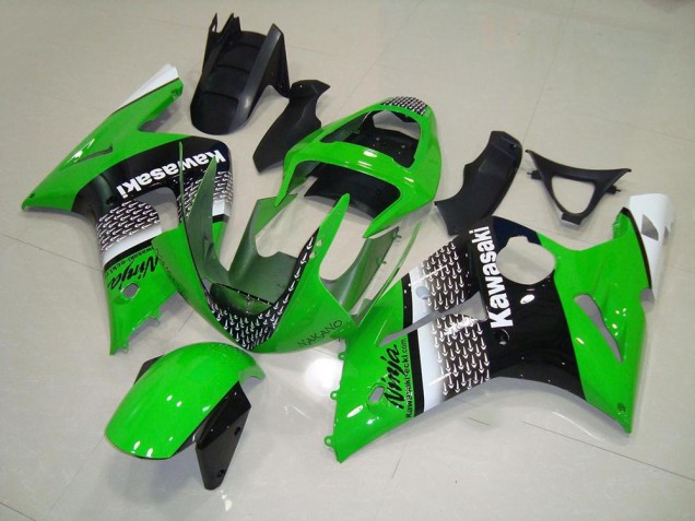 Green Nakano 03-04 ZX6R Motorcycle Fairings Green Nakano 03-04 ZX6R Motorcycle Fairings