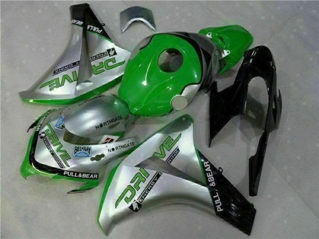 Green Silver 08-11 CBR1000RR Motorcycle Fairings Green Silver 08-11 CBR1000RR Motorcycle Fairings