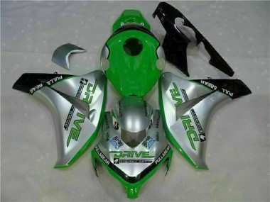Green Silver 08-11 CBR1000RR Motorcycle Fairings