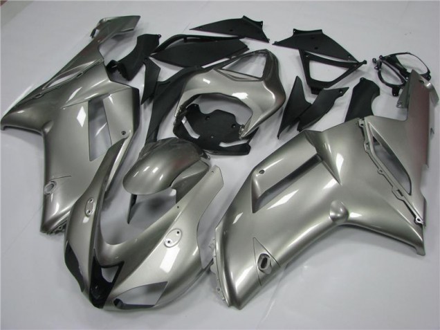 Grey 07-08 ZX6R Motorcycle Fairings Grey 07-08 ZX6R Motorcycle Fairings