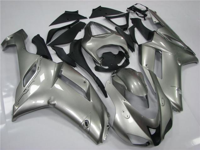 Grey 07-08 ZX6R Motorcycle Fairings Grey 07-08 ZX6R Motorcycle Fairings