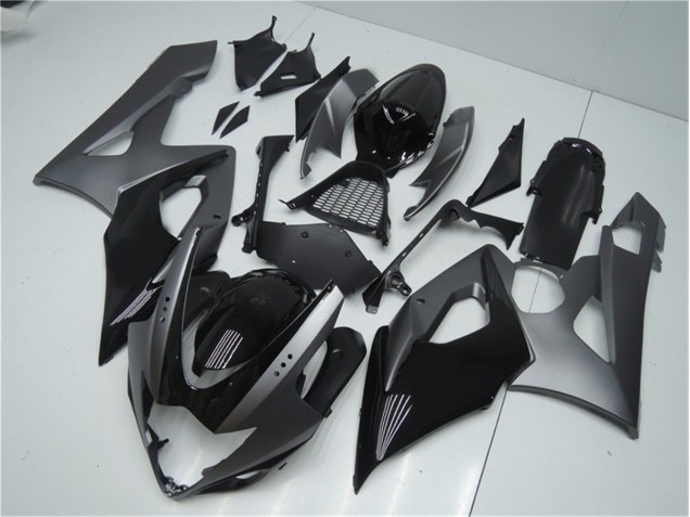 Grey Black 05-06 GSXR 1000 Motorcycle Fairings Grey Black 05-06 GSXR 1000 Motorcycle Fairings