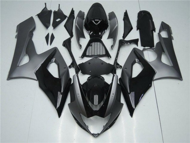 Grey Black 05-06 GSXR 1000 Motorcycle Fairings Grey Black 05-06 GSXR 1000 Motorcycle Fairings