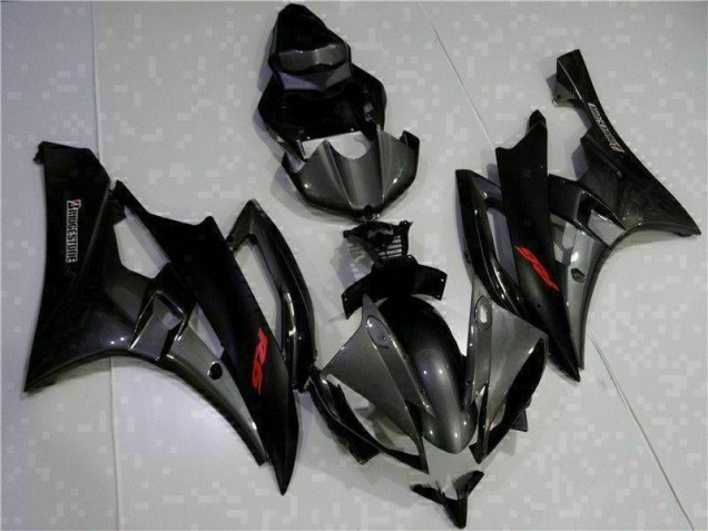 Grey Black 06-07 YZF R6 Motorcycle Fairing Grey Black 06-07 YZF R6 Motorcycle Fairing