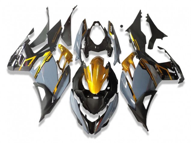 Grey Black 18-23 EX400 Motorcycle Fairings Grey Black 18-23 EX400 Motorcycle Fairings