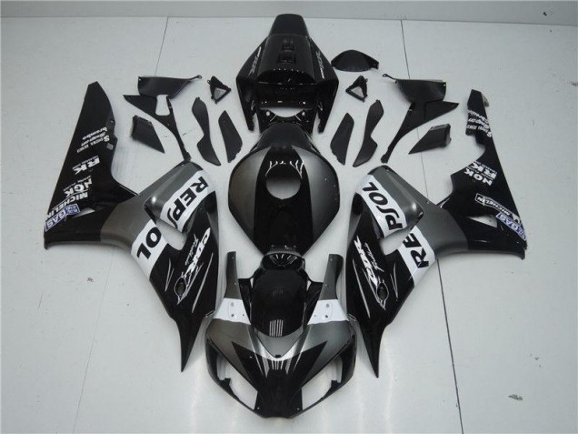 Grey Black Repsol 04-05 CBR1000RR Motorcycle Fairing Grey Black Repsol 04-05 CBR1000RR Motorcycle Fairing