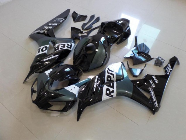 Grey Black Repsol 06-07 CBR1000RR Motorcycle Fairings Grey Black Repsol 06-07 CBR1000RR Motorcycle Fairings