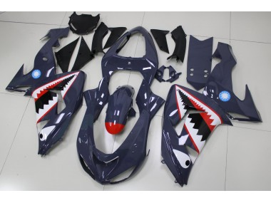 Grey Shark 06-07 ZX10R Motorcycle Fairings