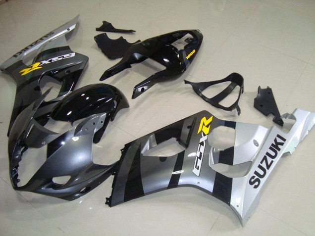 Grey Silver 03-04 GSXR 1000 Motorcycle Fairings Grey Silver 03-04 GSXR 1000 Motorcycle Fairings