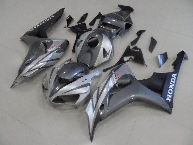 Grey Silver and Matte Black 06-07 CBR1000RR Motorcycle Fairings Grey Silver and Matte Black 06-07 CBR1000RR Motorcycle Fairings
