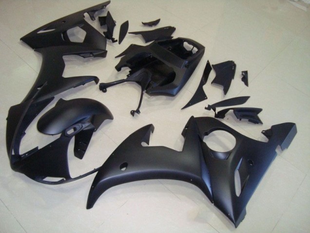 Matte Black 03-05 YZF R6 Motorcycle Fairing Matte Black 03-05 YZF R6 Motorcycle Fairing