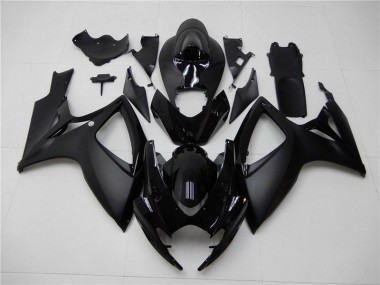 Matte Black 06-07 GSXR 600/750 Motorcycle Fairings