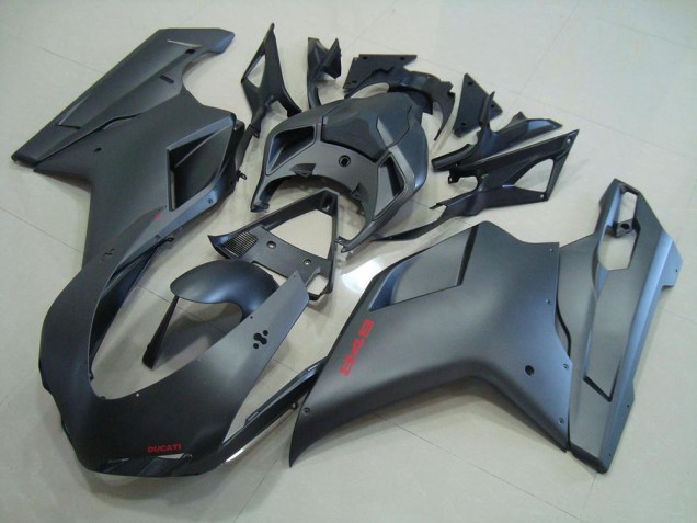 Matte Black 07-14 Ducati 848 1098 1198 Motorcycle Fairings Matte Black 07-14 Ducati 848 1098 1198 Motorcycle Fairings