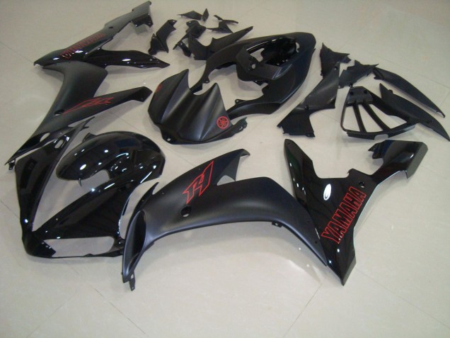 Matte Black Red 04-06 YZF R1 Motorcycle Fairings Matte Black Red 04-06 YZF R1 Motorcycle Fairings