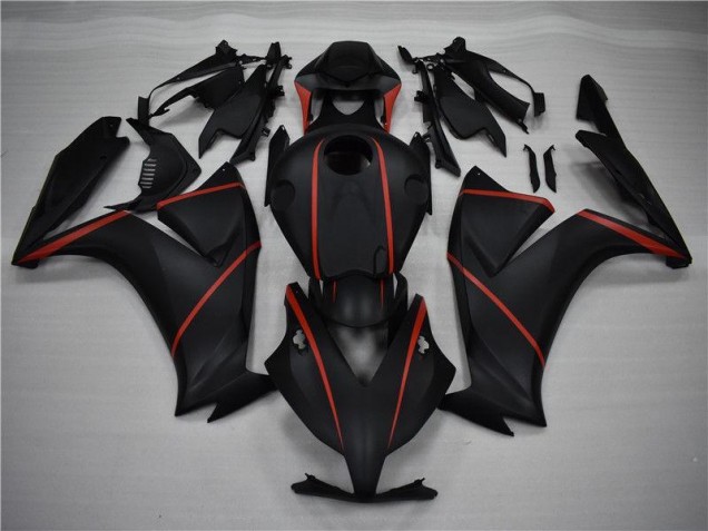 Matte Black Red 12-16 CBR1000RR Motorcycle Fairings Matte Black Red 12-16 CBR1000RR Motorcycle Fairings