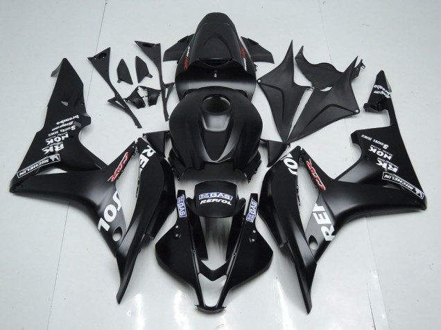 Matte Black Repsol 07-08 CBR600RR Motorcycle Fairings Matte Black Repsol 07-08 CBR600RR Motorcycle Fairings