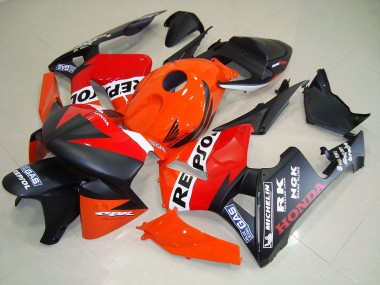 Matte Black Repsol Race 05-06 CBR600RR Motorcycle Fairings