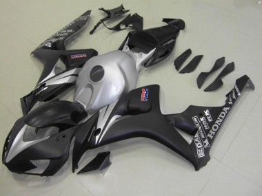 Matte Black Silver 06-07 CBR1000RR Motorcycle Fairings