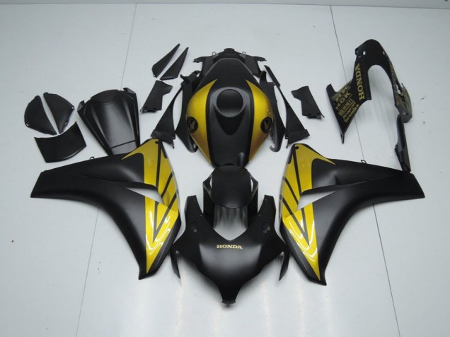 Matte Black and Gold 08-11 CBR1000RR Motorcycle Fairings Matte Black and Gold 08-11 CBR1000RR Motorcycle Fairings