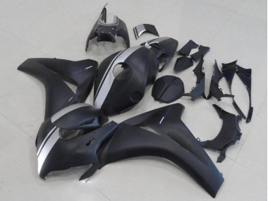 Matte Black and Silver 08-11 CBR1000RR Motorcycle Fairings