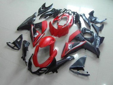 Matte Red Black 09-16 GSXR 1000 Motorcycle Fairings