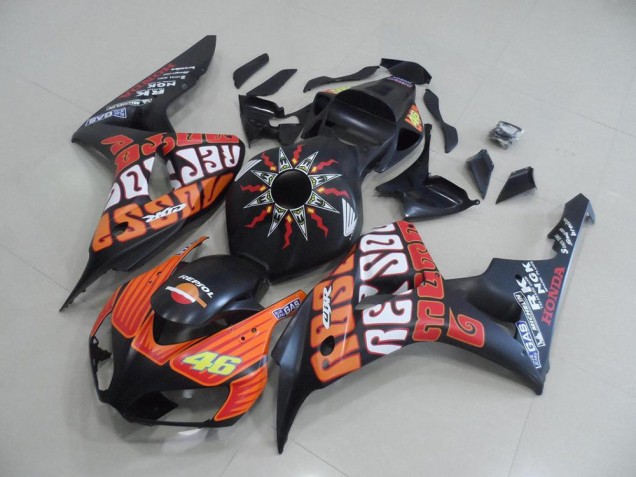 Matte Rossi 06-07 CBR1000RR Motorcycle Fairings Matte Rossi 06-07 CBR1000RR Motorcycle Fairings