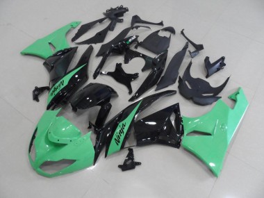 Metallic Green 09-12 ZX6R Motorcycle Fairings