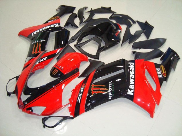 Monster In Red 07-08 ZX6R Motorcycle Fairings Monster In Red 07-08 ZX6R Motorcycle Fairings